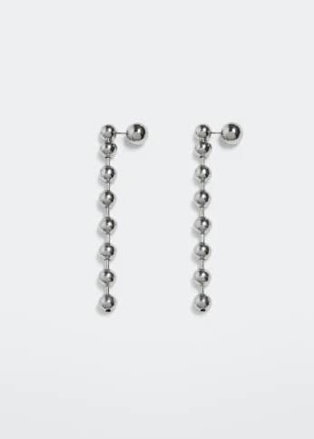 Faceted crystal hoop earrings