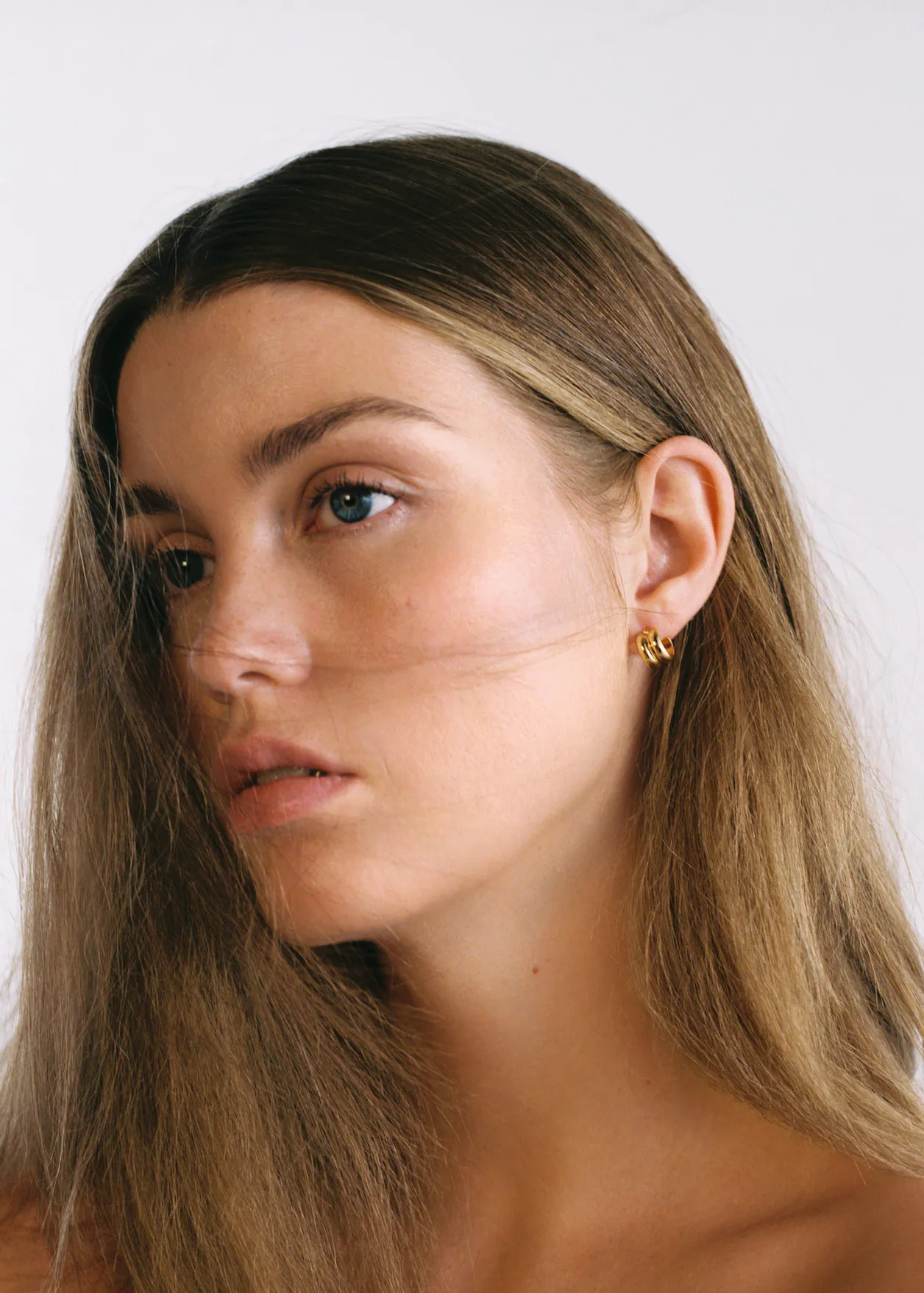 Gold Hoop Earrings - Image 2