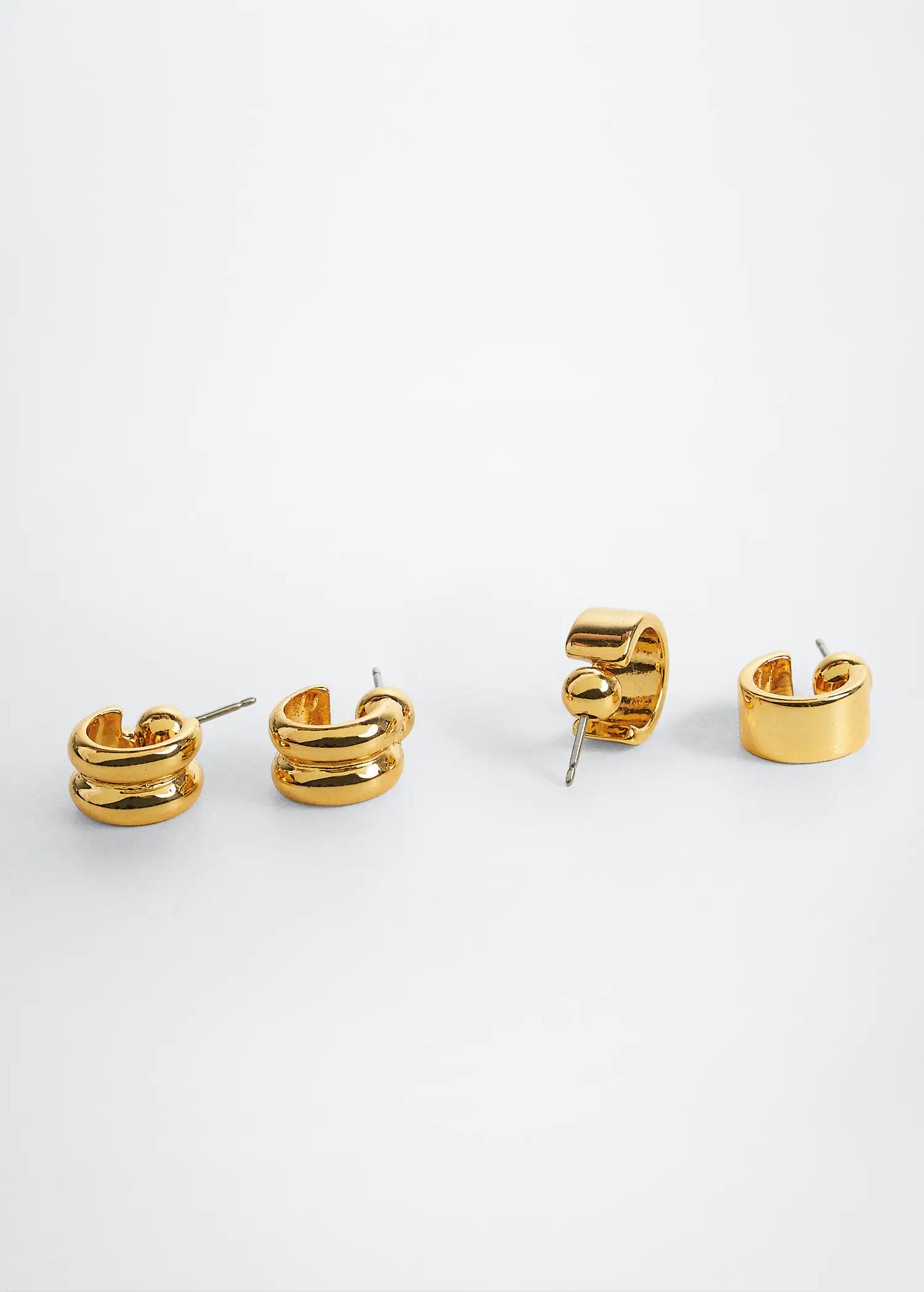 Gold Hoop Earrings - Image 3