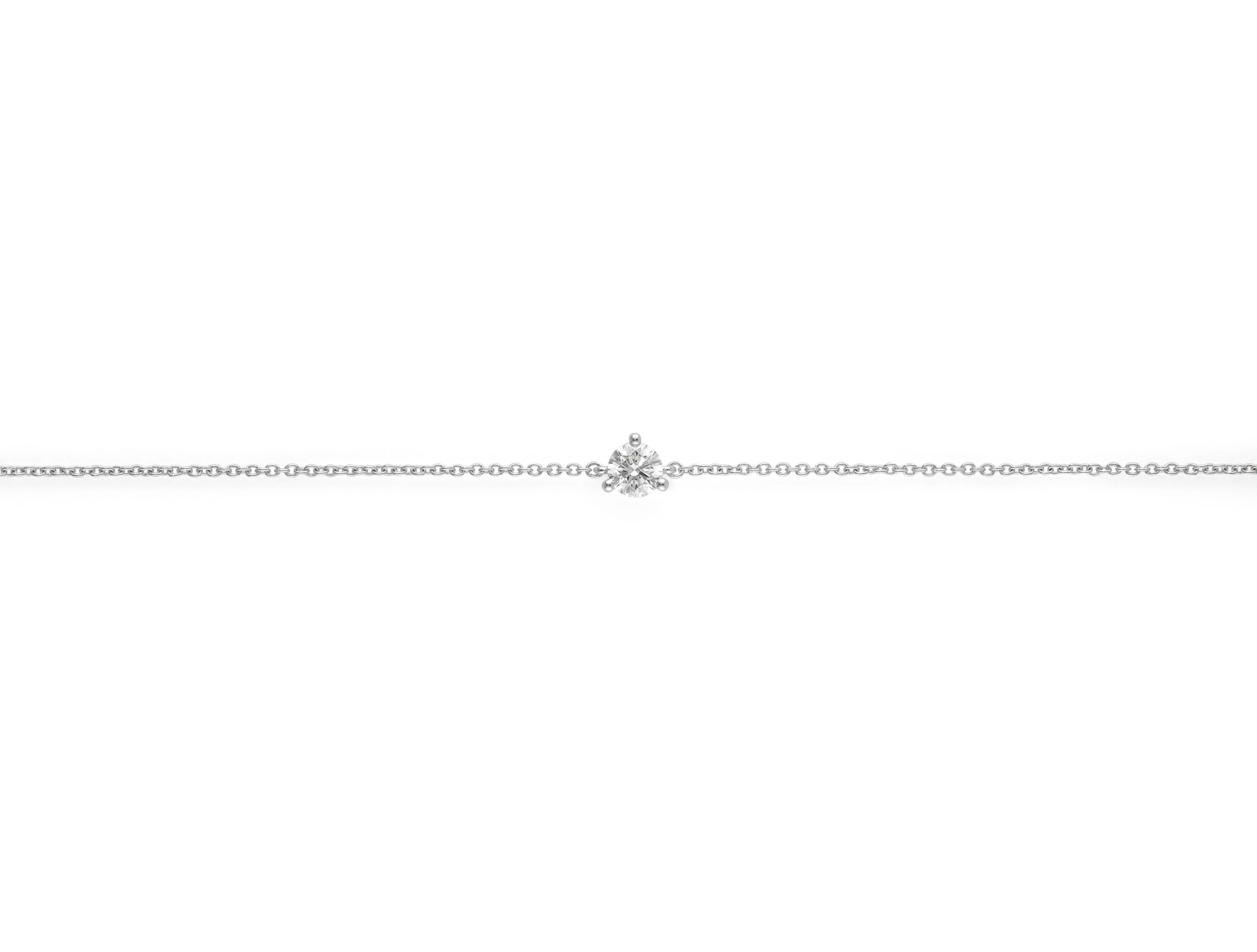 Lab-Grown Diamond ¼ct. Mini Round Brilliant Bracelet | White - Image 2