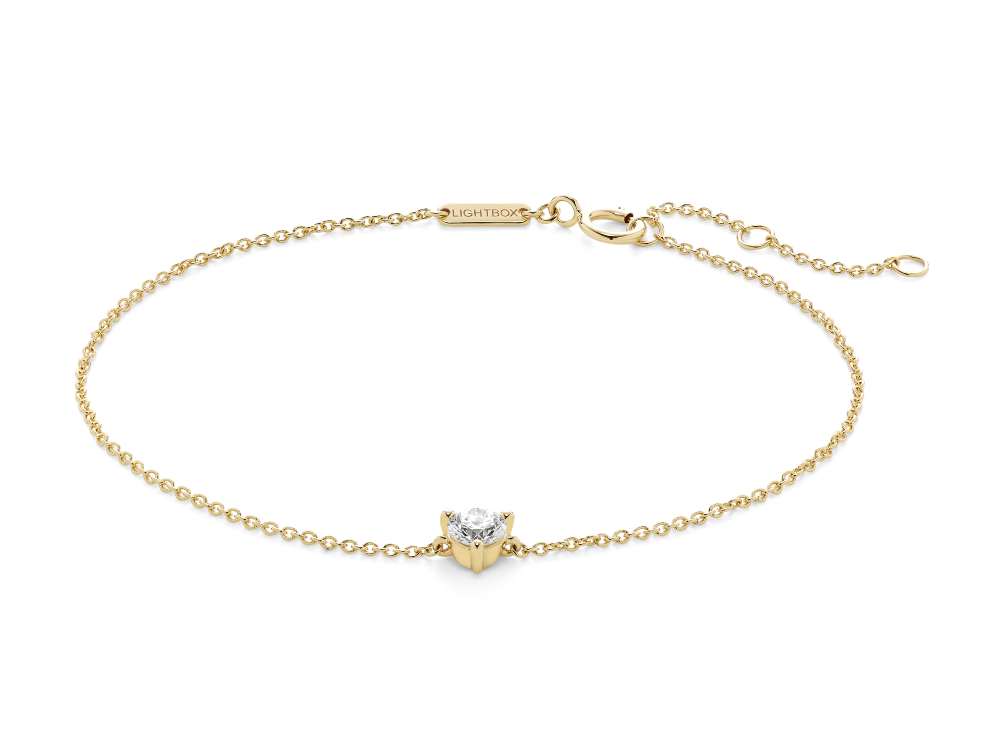 Lab-Grown Diamond ¼ct. Mini Round Brilliant Bracelet | White - Image 4