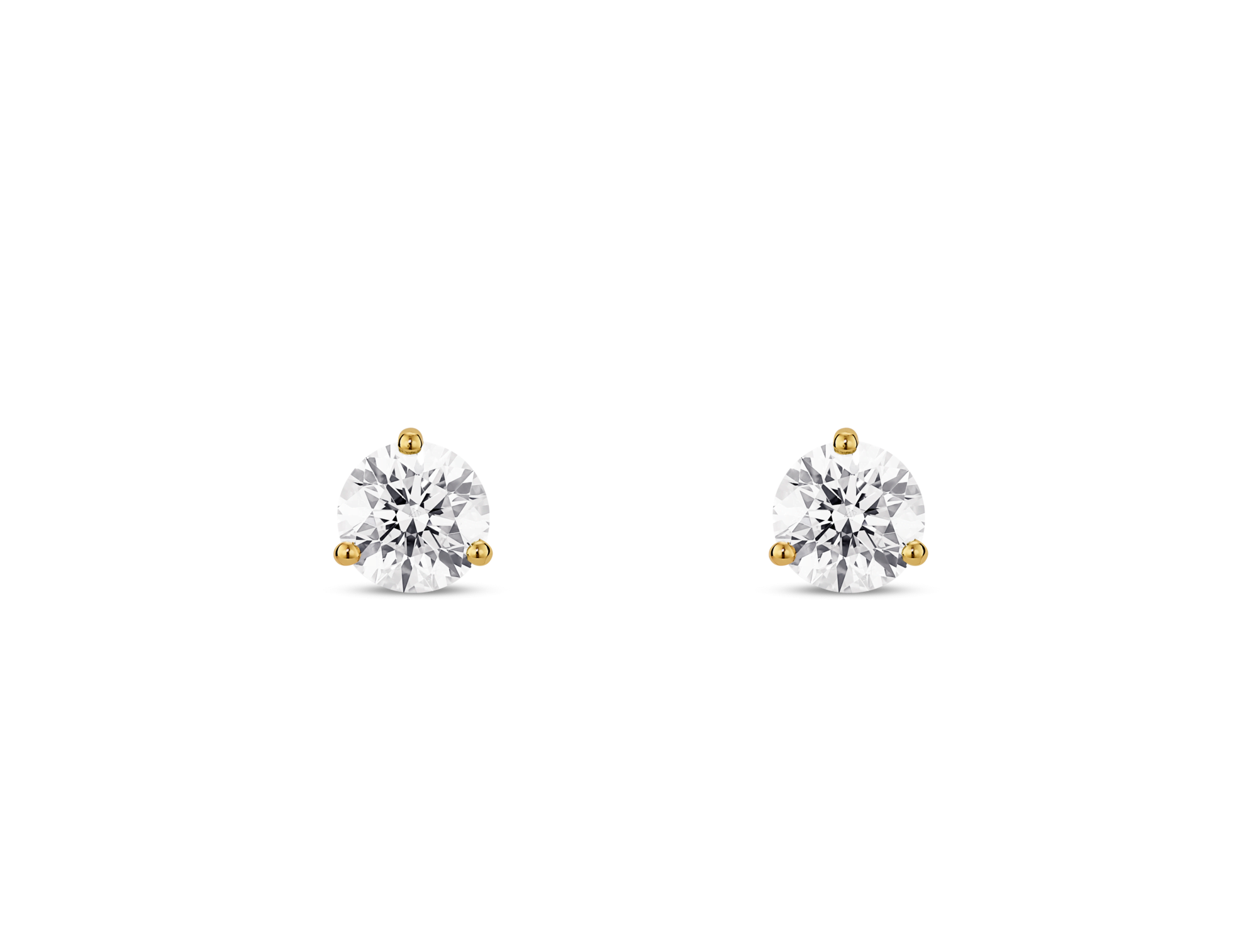 Lab-Grown Diamond ½ct. tw. Round Brilliant Solitaire Studs | White - Image 6
