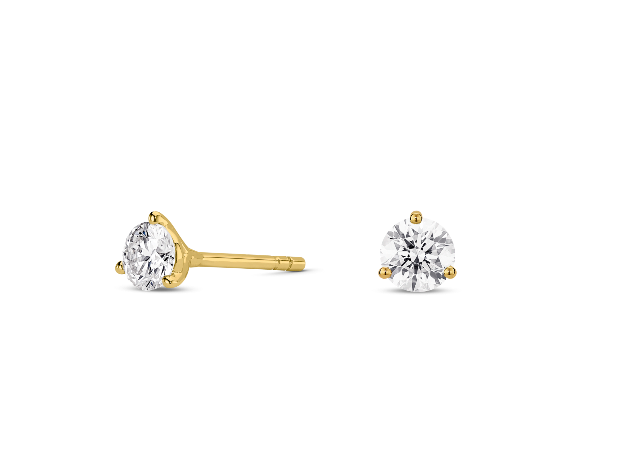 Lab-Grown Diamond ½ct. tw. Round Brilliant Solitaire Studs | White - Image 7