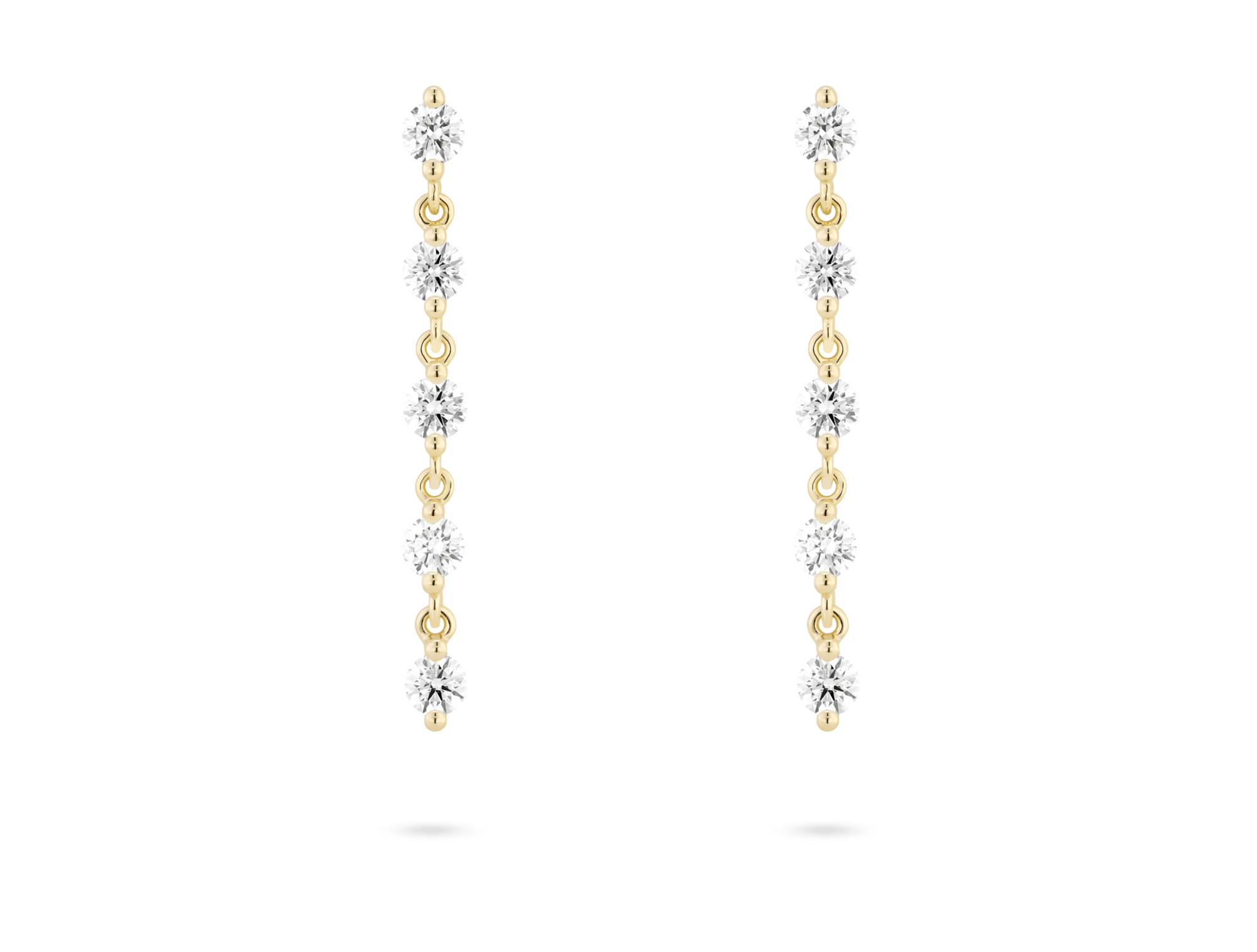 Lab-Grown Diamond 1½ct. tw. Round Brilliant Line Drop Earrings | White