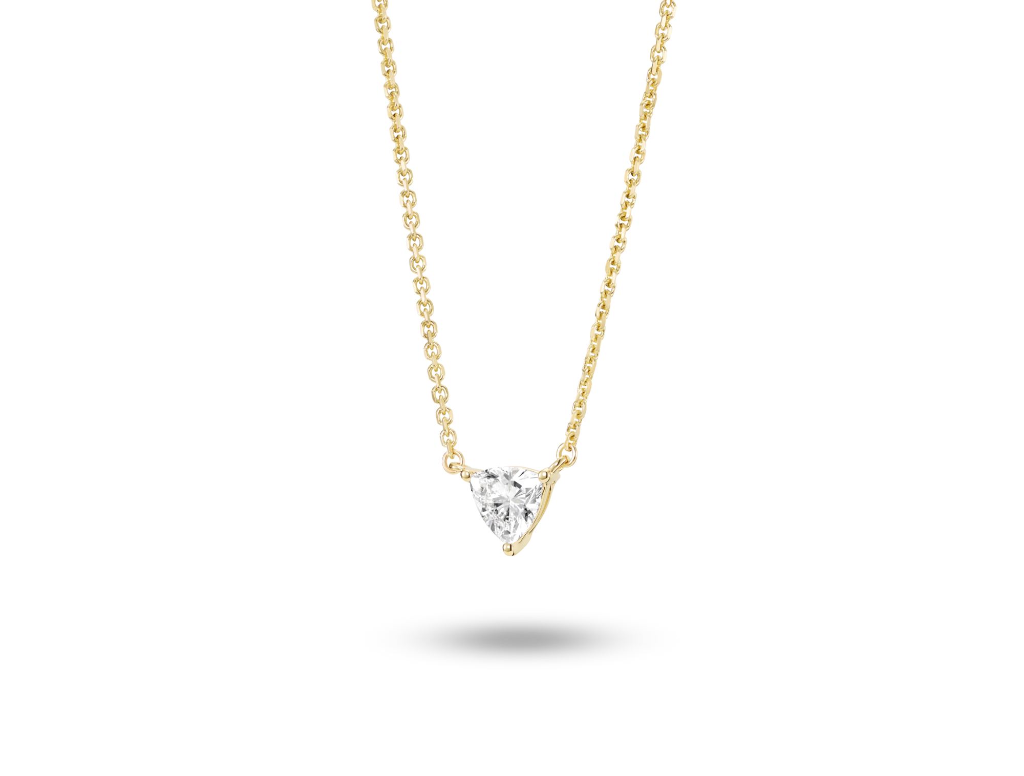 Lab-Grown Diamond ¼ct. Mini Trillion Pendant | White - Image 7