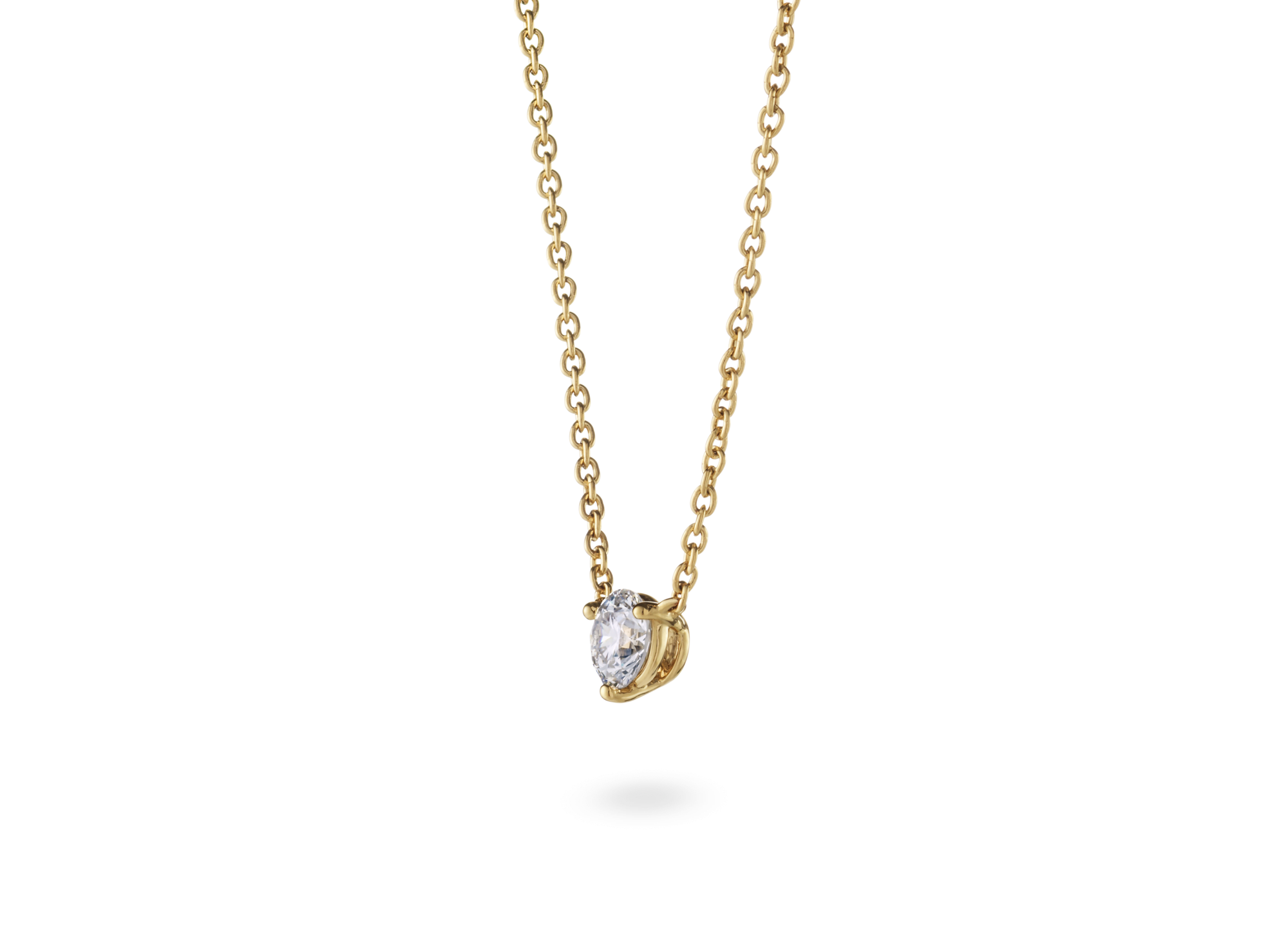 Lab-Grown Diamond ½ct. Round Brilliant Solitaire Pendant | White - Image 2