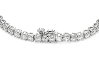 Lab-Grown Diamond Small Tennis Bracelet - G/H color, 7" length | White