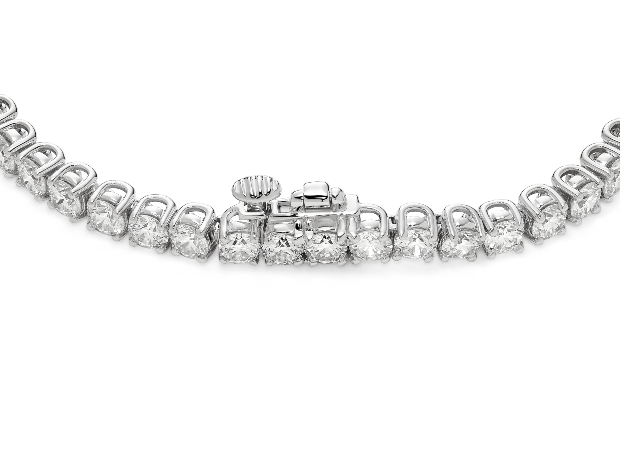 Lab-Grown Diamond Small Tennis Bracelet - G/H color, 7" length | White