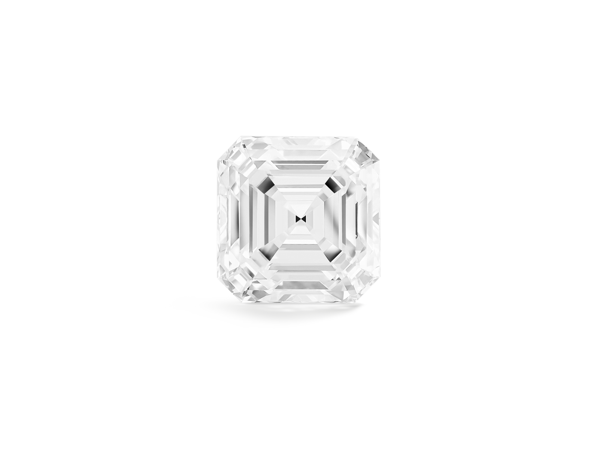 Lab-Grown Loose 3ct. Asscher Cut Diamond | White